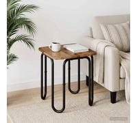 vidaXL Mesa de centro Madera envejecida 40 x 40 x 45 cm