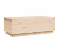 vidaXL Mesa de Centro Mueble Mesita Auxiliar Almacenamiento Café Salón Sala de Estar Comedor Cocina Hogar de Madera Maciza de Pino