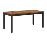 vidaXL Mesa de Centro Natural y Negro 50 x 100,5 x 45 cm