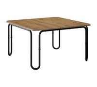 vidaXL Mesa de Centro Roble Artisan 100 x 100 x 45 cm