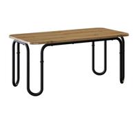 vidaXL Mesa de Centro Roble Artisan 100 x 50 x 45 cm