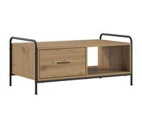 vidaXL Mesa de Centro Roble Artisan 90 x 49 x 41 cm