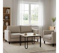 vidaXL Mesa de centro Roble Sonoma 59 x 59 x 45 cm