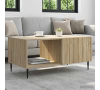 vidaXL Mesa de centro Roble Sonoma 90 x 50 x 40 cm
