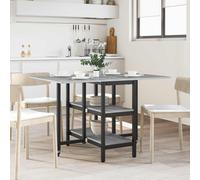 vidaXL Mesa de comedor 122 x 80 x 76,5 cm Madera de ingeniería