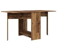 vidaXL Mesa de comedor, 138 x 70 x 73,5 cm, tablero de madera, estructura de madera reciclada, diseño rectangular