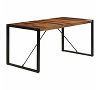 vidaXL Mesa de comedor 160x80x75 cm madera maciza de acacia