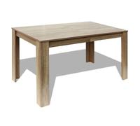 Mesa de comedor Lemuy 75x140x80 cm Oak 75.00