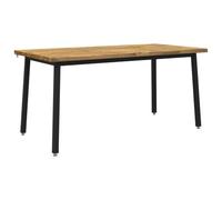 vidaXL Mesa de Comedor Cuadrada 160 x 80 x 75 cm Blanco