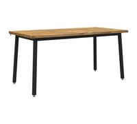 vidaXL Mesa de Comedor Cuadrada 160 x 80 x 75 cm Blanco