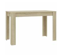 vidaXL Mesa de comedor de aglomerado color roble Sonoma 120x60x76 cm
