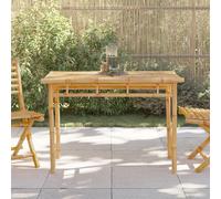 vidaXL Mesa de comedor de jardín bambú 110x55x75 cm