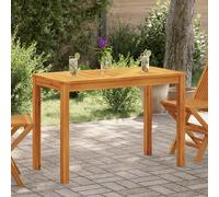 vidaXL Mesa de jardín madera maciza de acacia en dimensiones 85 x 85 x 74 cm/110 x 55 x 75 cm/150 x 90 x 74 cm y más | estructura resistente ideal para salón dormitorio o estudio
