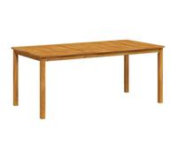 vidaXL Mesa de comedor de jardín Madera maciza de acacia 180x90x75 cm