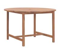 vidaXL Mesa de comedor de jardín madera maciza de teca 110x75 cm en forma Circular/Cuadrado/Octágono | estructura resistente ideal para salón dormitorio o estudio