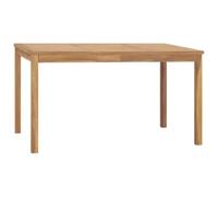 vidaXL Mesa de Comedor de Jardín Patio Terraza Balcón Muebles Mobiliario Soporte Exterior Cocina Duradera Estable 140x80x77 cm