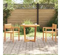 vidaXL Mesa de comedor de jardín redonda de Ø90x75 cm