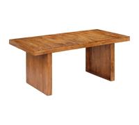 vidaXL Mesa de comedor de madera maciza de acacia 180x90x75 cm