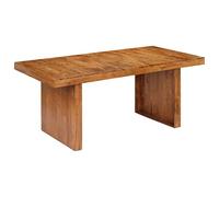 vidaXL Mesa de comedor de madera maciza de acacia 180x90x75 cm