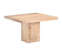 vidaXL Mesa de comedor de madera maciza de mango 120x120x77 cm