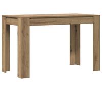 vidaXL Mesa de comedor estilo rústico, roble artesanal, 120x60x76 cm, material de madera