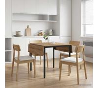 vidaXL Mesa de comedor extensible 120 x 81,5 x 75 cm Roble artisan