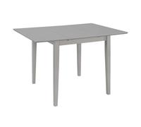 vidaXL Mesa de comedor extensible MDF (80-120 x 80 x 74 cm) Gris