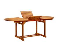 vidaXL Mesa de Comedor Exterior Extensible y Plegable Madera de Acacia Maciza