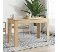 vidaXL Mesa de comedor madera contrachapada roble Sonoma 120x60x76cm