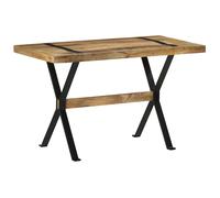 Mesa De Comedor Madera De Mango Rugosa 120x60x76 Cm Vidaxl
