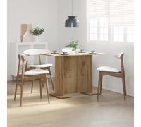 vidaXL Mesa de comedor madera ingeniería roble artisan 110x60x75 cm