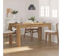 vidaXL Mesa de comedor madera ingeniería roble artisan 140x74,5x76 cm