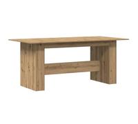 vidaXL Mesa de comedor madera de ingeniería Roble Artisan 180x90x76 cm