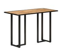 vidaXL Mesa de comedor madera maciza de mango 110x55x75,5 cm