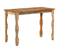 vidaXL Mesa de comedor madera maciza reciclada 110x52x76 cm