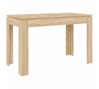 vidaXL Mesa de comedor madera contrachapada roble Sonoma 120x60x76cm