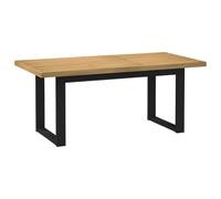 Mesa De Comedor "noain" Patas U Madera Maciza Pino 180x90x75 Cm Vidaxl