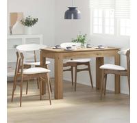 vidaXL Mesa de Comedor Roble Artesano 120x60x76cm madera reconstituida