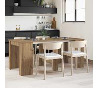 vidaXL Mesa de comedor Roble artisan 180 x 85 x 75 cm