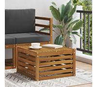 vidaXL Mesa de exterior Madera de Acacia Sólida Natural
