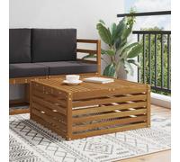 vidaXL Mesa de exterior Madera de Acacia Sólida Natural