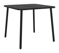 vidaXL Mesa de jardín Acero Gris Antracita 80x80x71 cm, Mesa de Exterior, Muebles de jardín, Muebles de Patio, Mesa de Patio, Muebles de Exterior