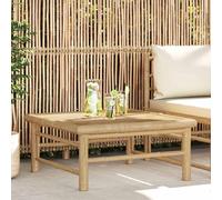 vidaXL Mesa de jardín de bambú 65x65x30 cm