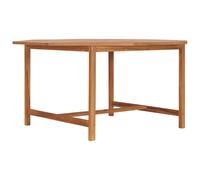 vidaXL Mesa de jardín de madera maciza de teca 150x150x75 cm