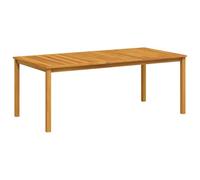 vidaXL Mesa de jardín Madera Maciza de Acacia 200x100x74 cm