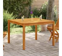 vidaXL Mesa de comedor de jardín Madera maciza de acacia 110x110x75 cm