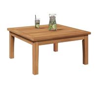 vidaXL Mesa de Jardín Marrón Madera Maciza de Teca, Conjunto de Muebles de Jardín, Mesa Rectangular de Teca, Asientos Modernos, Resistente al Clima, Estilo Patios