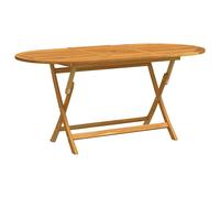Mesa De Jardín Mountain Plegable Madera De Eucalipto 75x160x85 Cm