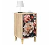vidaXL Mesa de Noche BORNE Roble Sonoma 36 x 33 x 60 cm