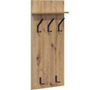 vidaXL Mesa de noche de pared, soporte para pared, roble artesanal